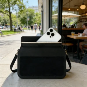 Compact Waterproof Anti-Tracking Faraday Sling Bag Fits Phones Tablets Radios