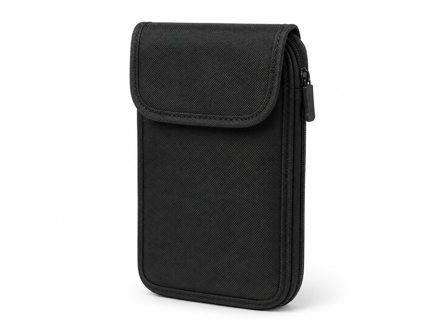 Black Compact RF Key Pouch