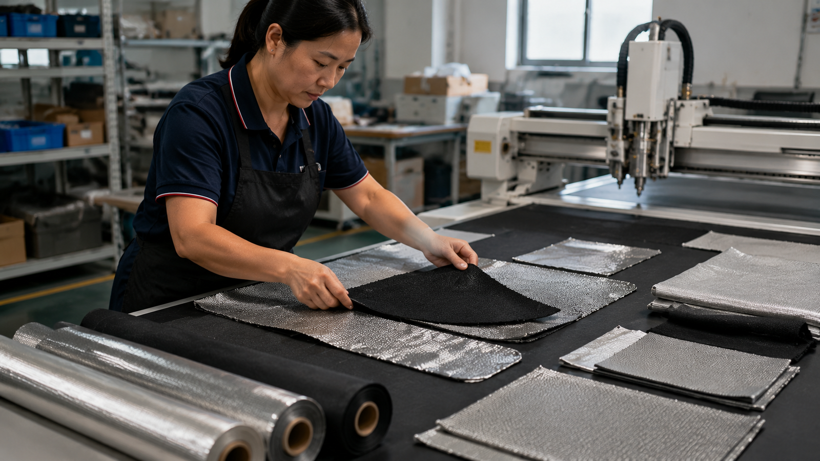 Faraday bag Cutting & Material Preparation