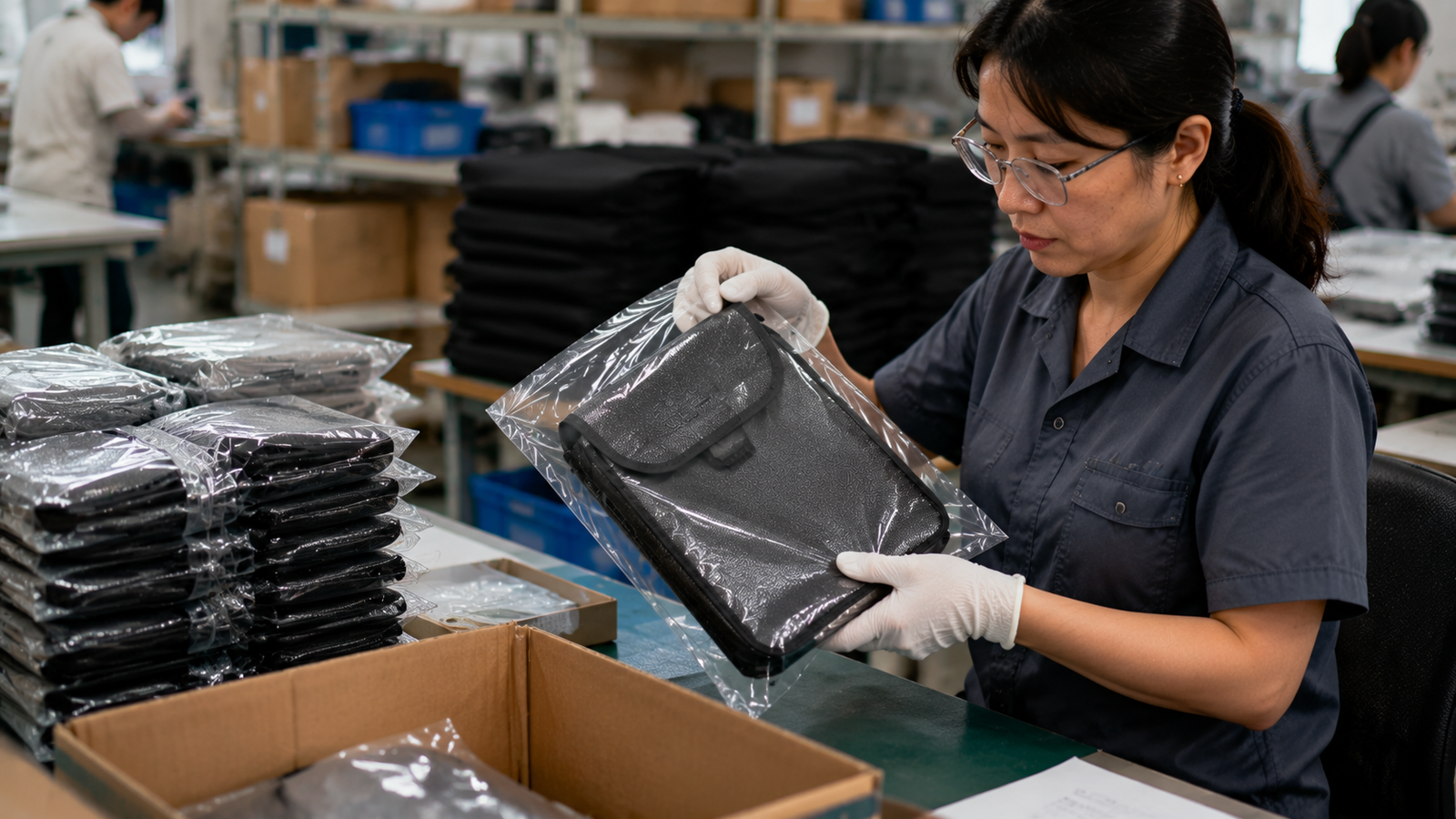 Faraday bags Packaging & Final Inspection