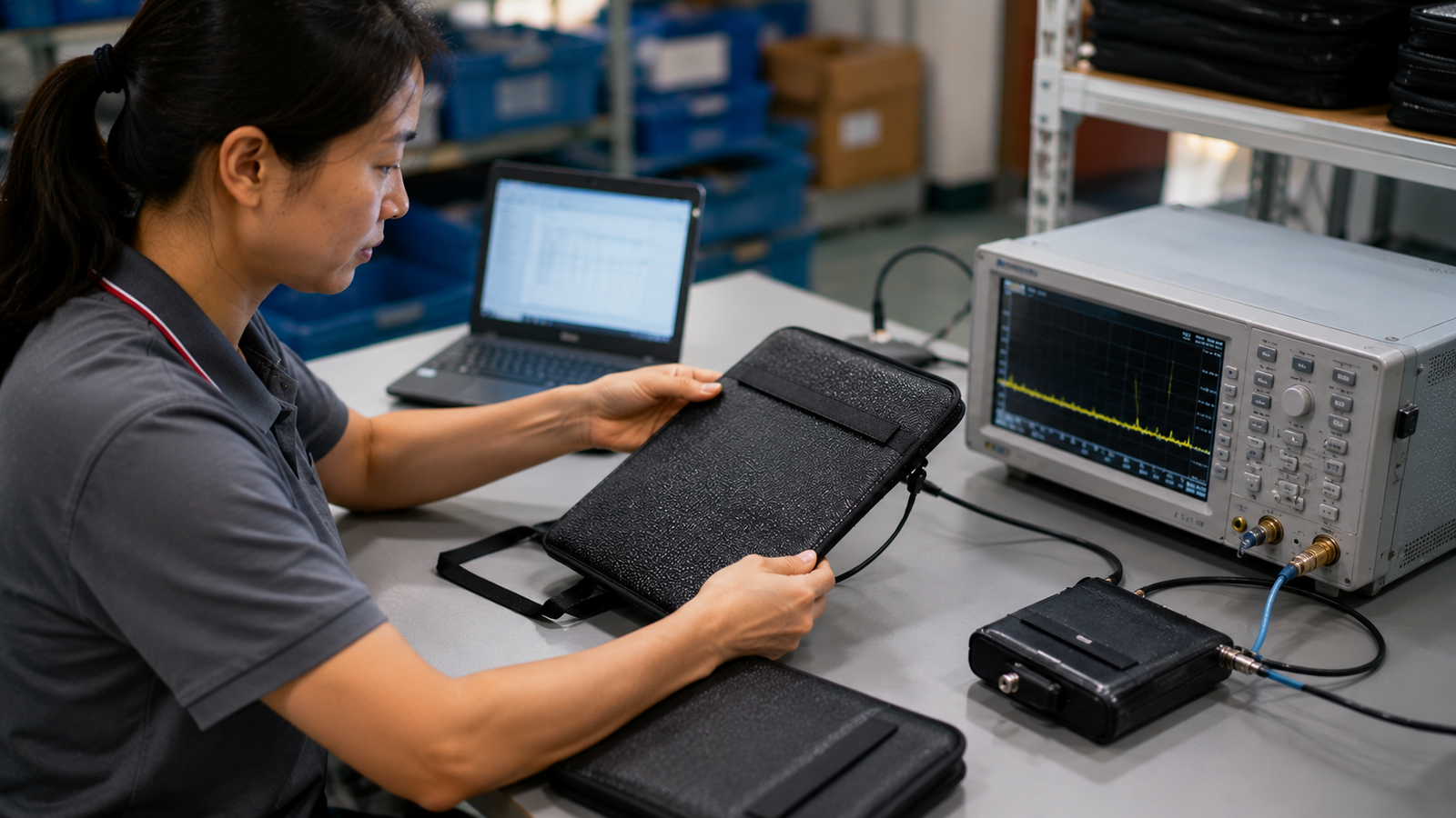 Faraday bags Quality Control & Testing