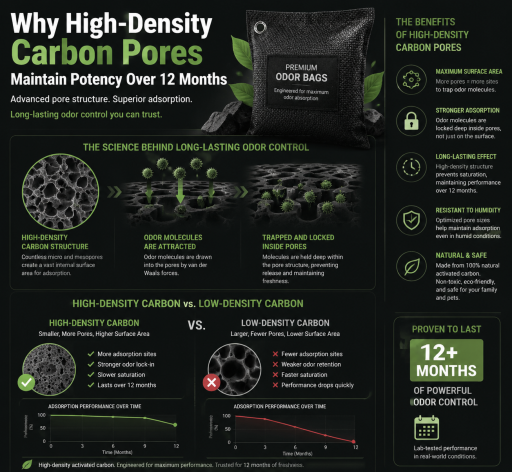 High-Density Carbon Pores