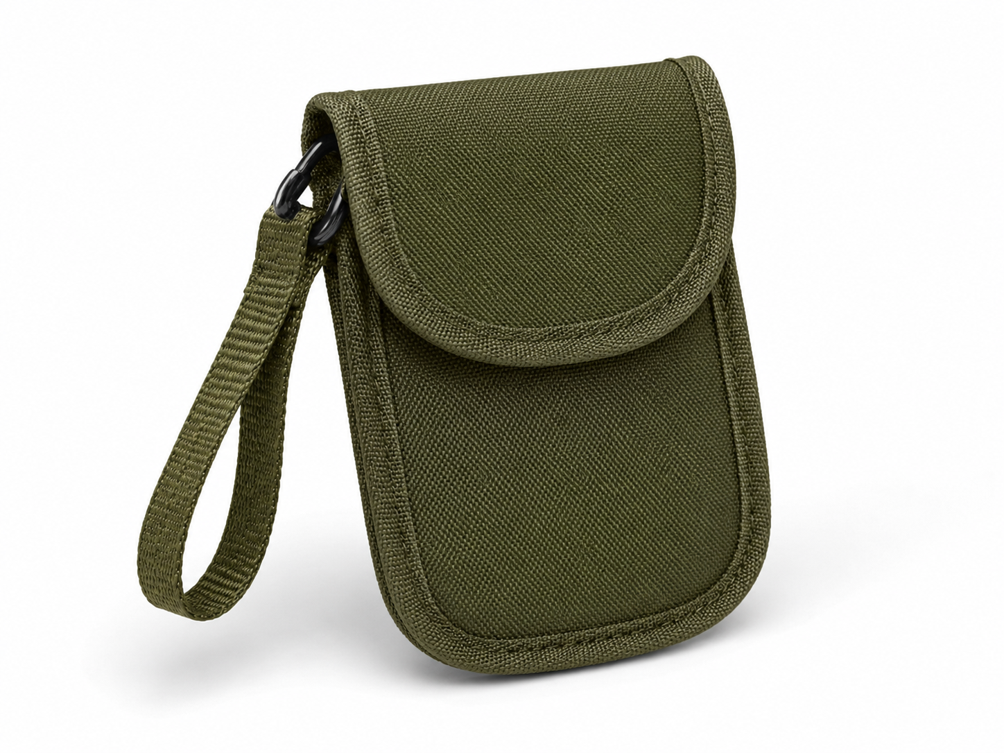 Olive Compact RF Shielding Pouch