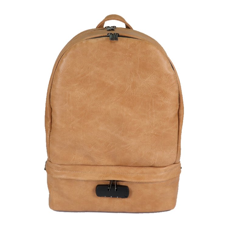 Smell-Proof Leather Backpack