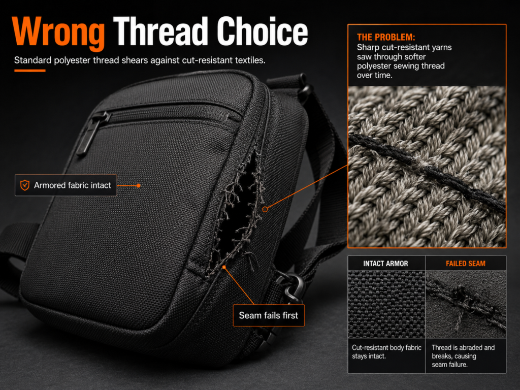 anti theft cut proof bag