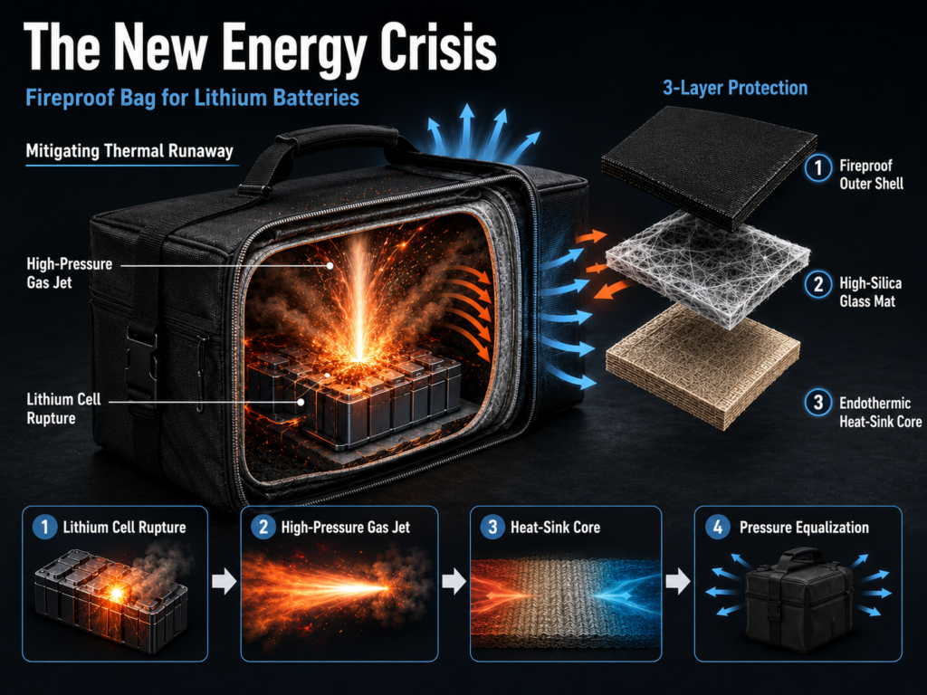 fireproof bag for lithium batteries