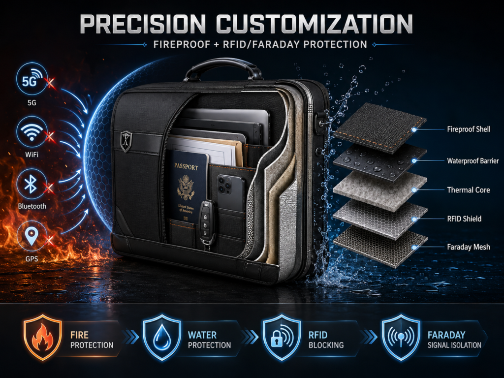 fireproof waterproof bag for documents