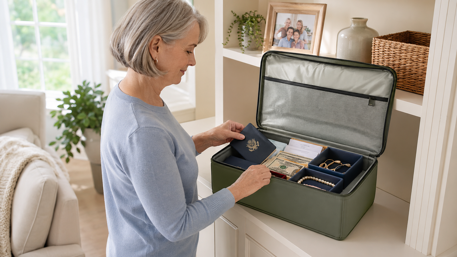 Fireproof bag for storing items