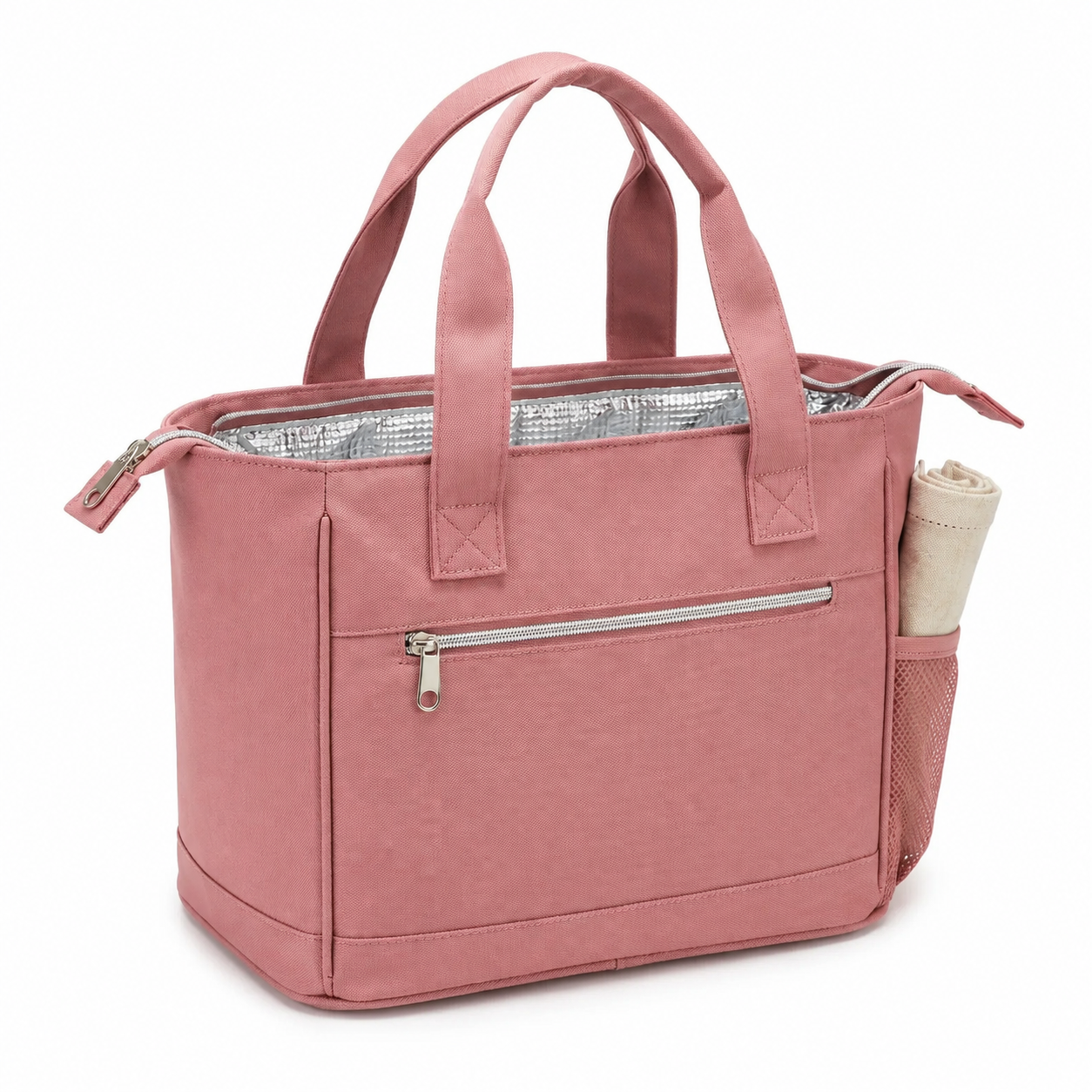 Reusable Cooler Tote Bag with Side Pockets